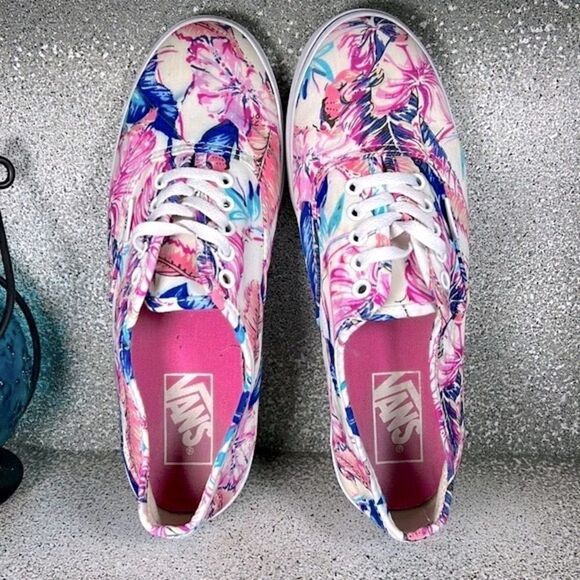 Vans Tropical Authentic Lo Pro Island Vibes Sneakers Shoes Size 8 - Picture 3 of 8